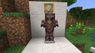 Eye armor trim seen in-game (Image via Mojang Studios)